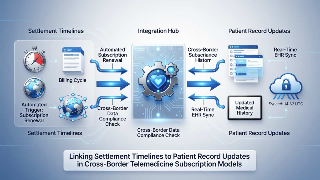 Technical architecture diagram of API connections between payment gateways and electronic health record systems